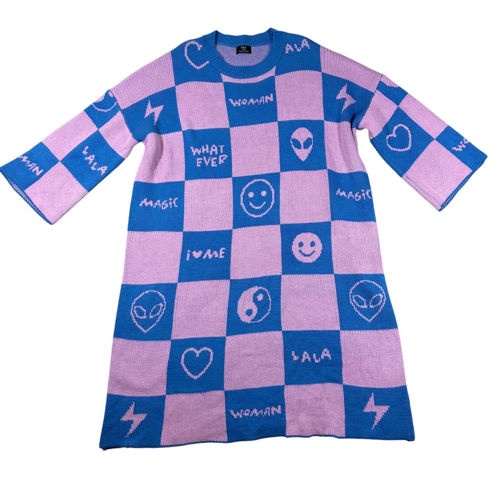 Dressed in Lala Love Me Oversized Knit Dress Dopamine Check